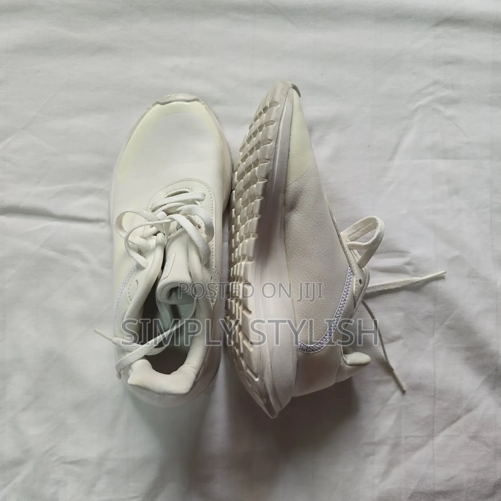 Adidas White Trainers Shoes