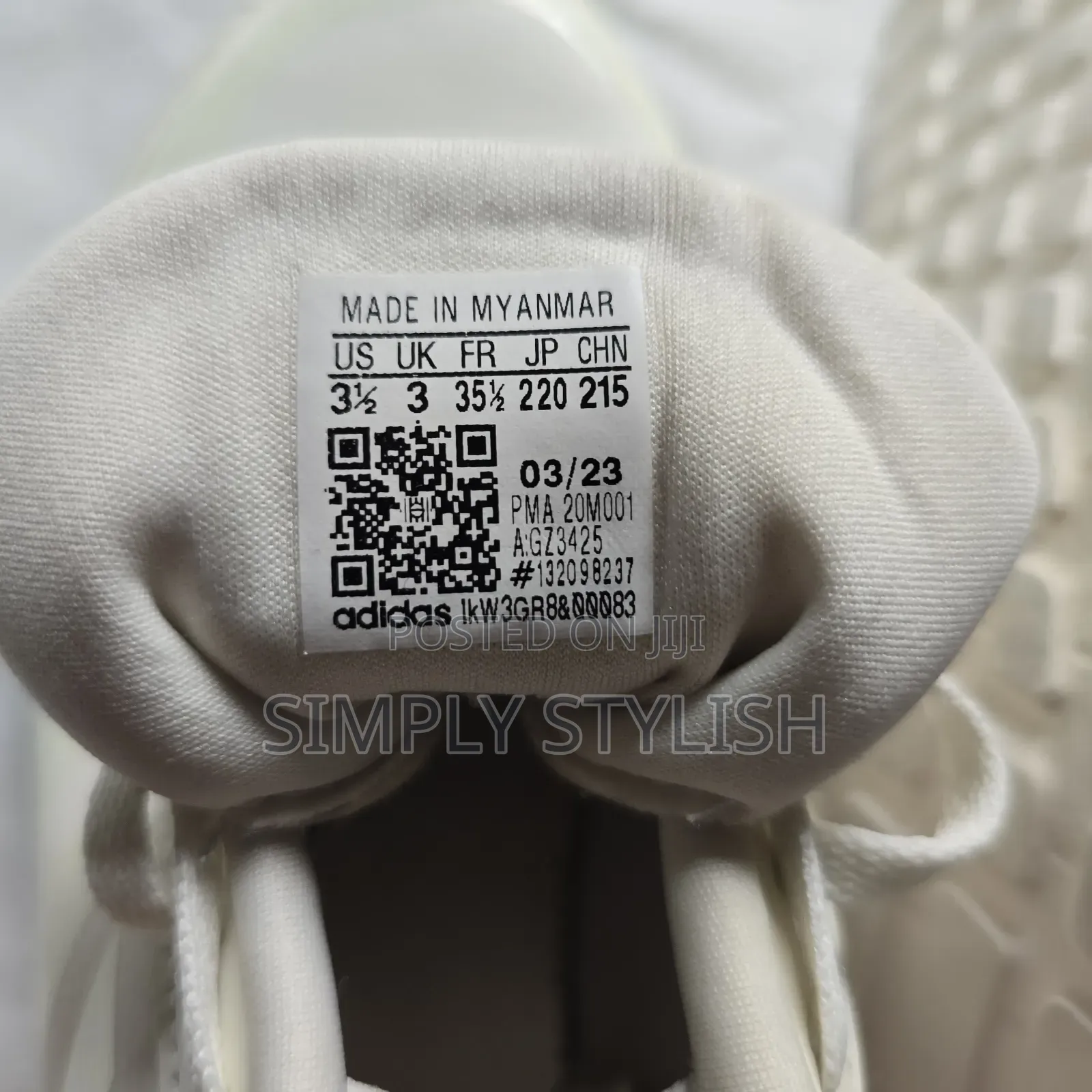 Adidas White Trainers Shoes