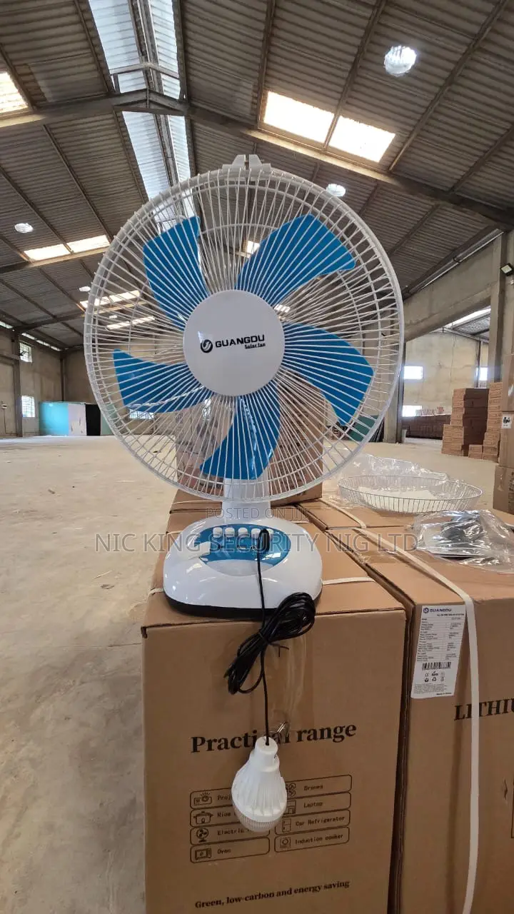 Solar Table Fan