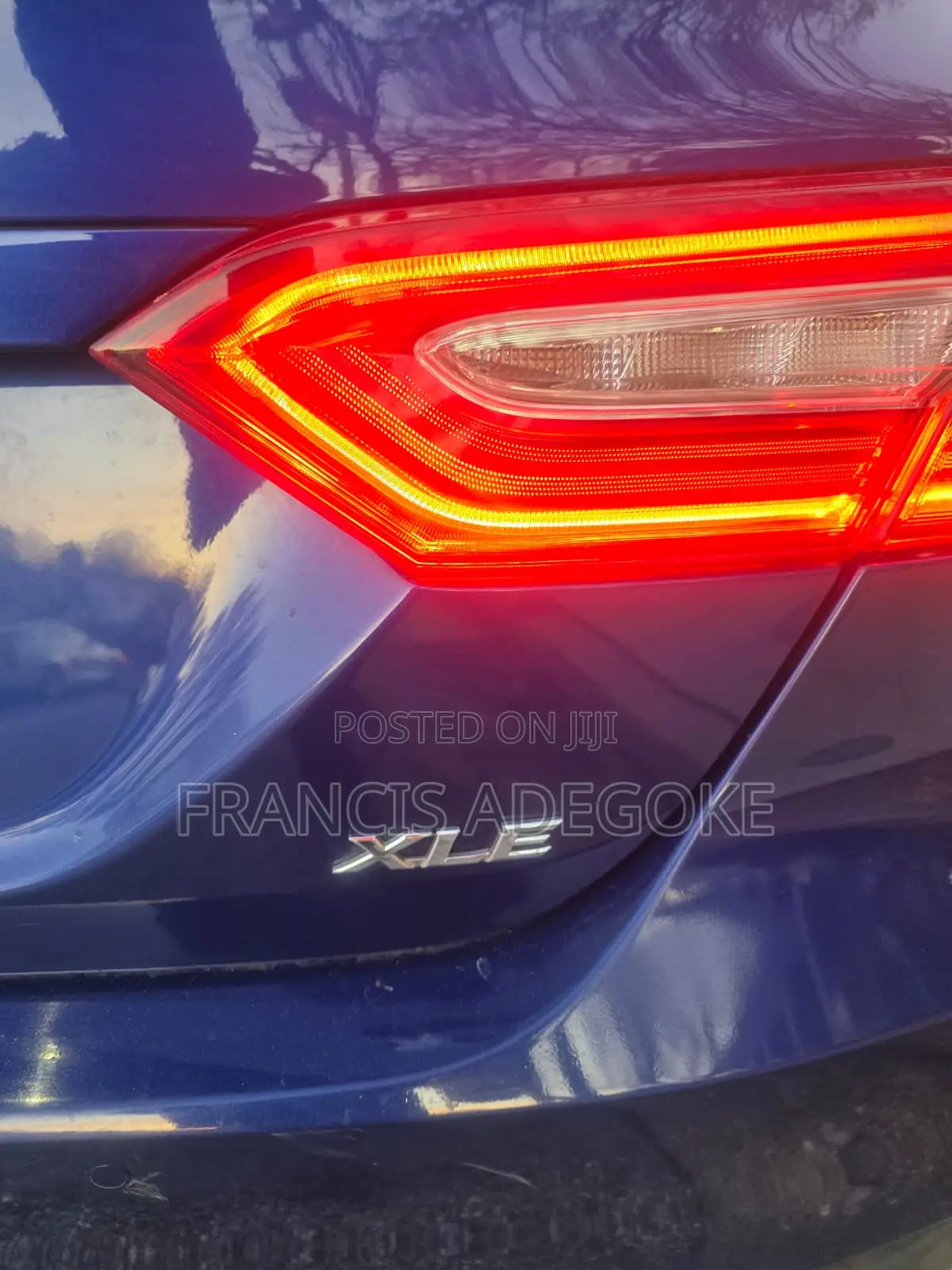 Toyota Camry XLE FWD (2.5L 4cyl 8AM) 2018 Blue