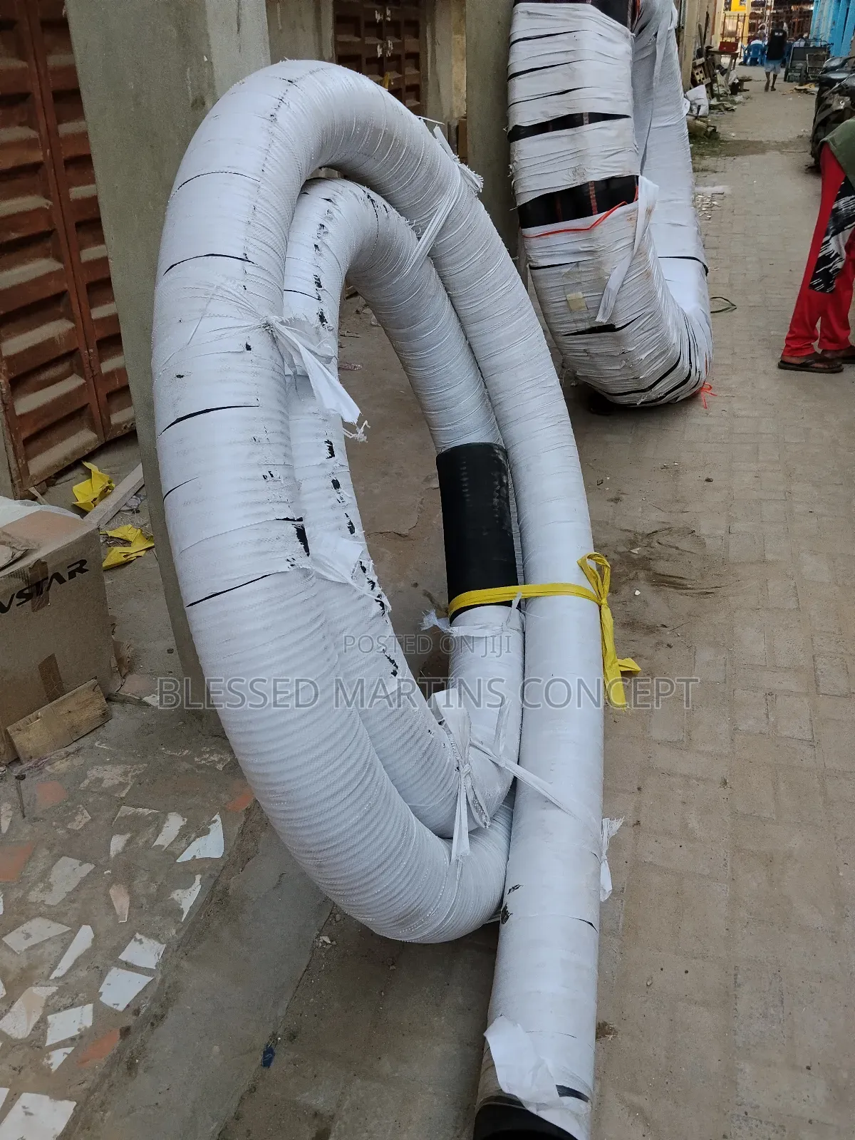 6" Black Industrial Suction Hose for Petrol,Chemical,Gas, Etc10meters