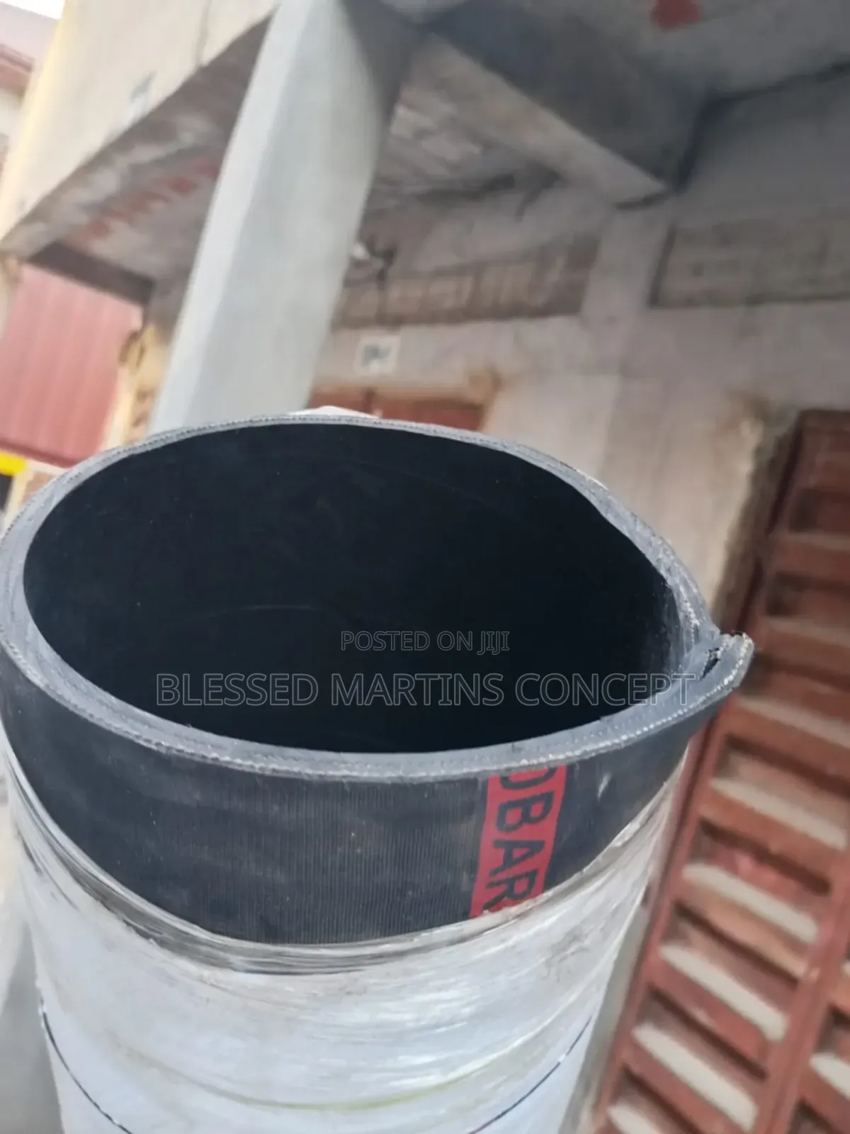 6" Black Industrial Suction Hose for Petrol,Chemical,Gas, Etc10meters