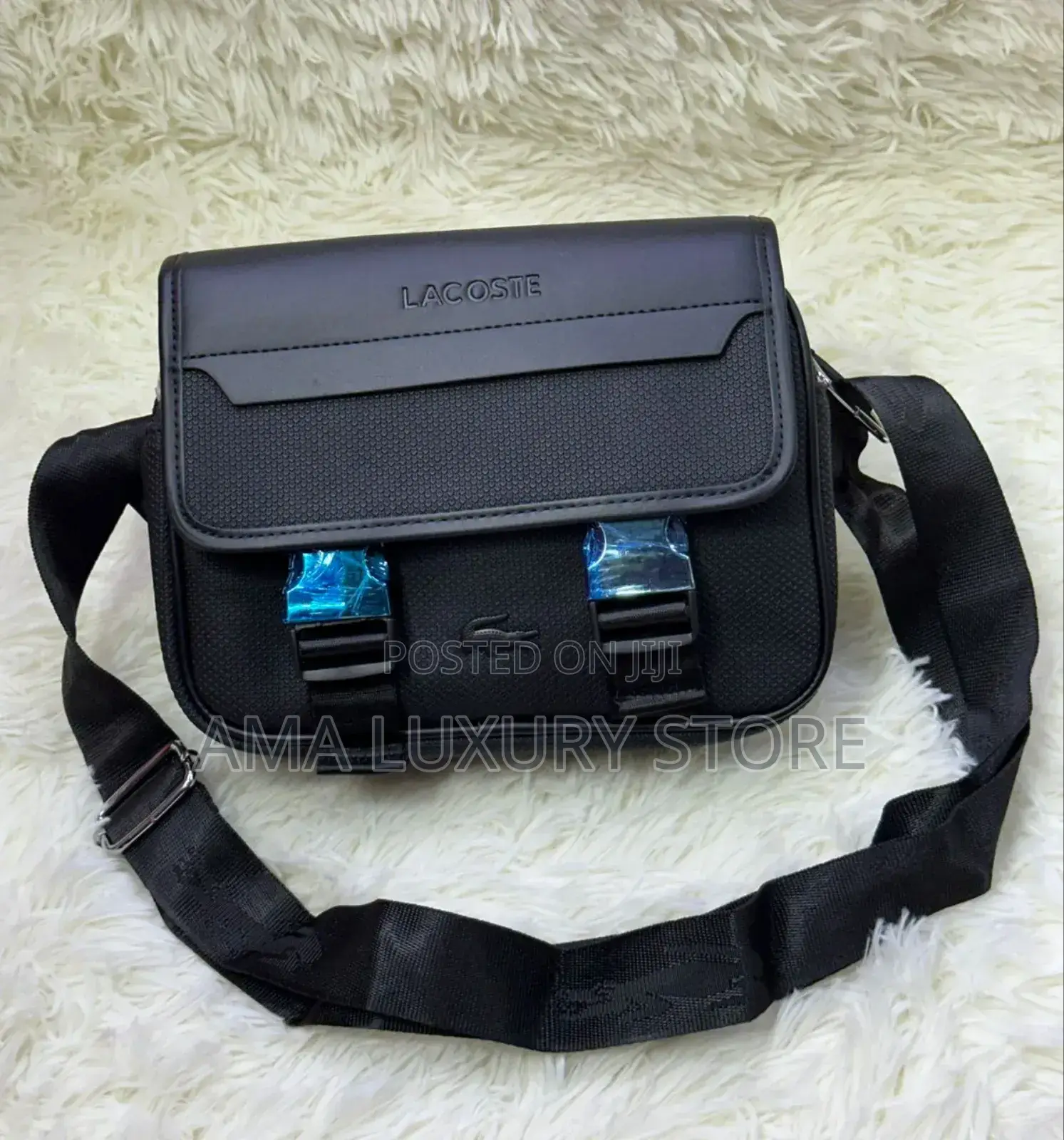 Lacoste Luxury Designer Men's Crossbody Side Bags