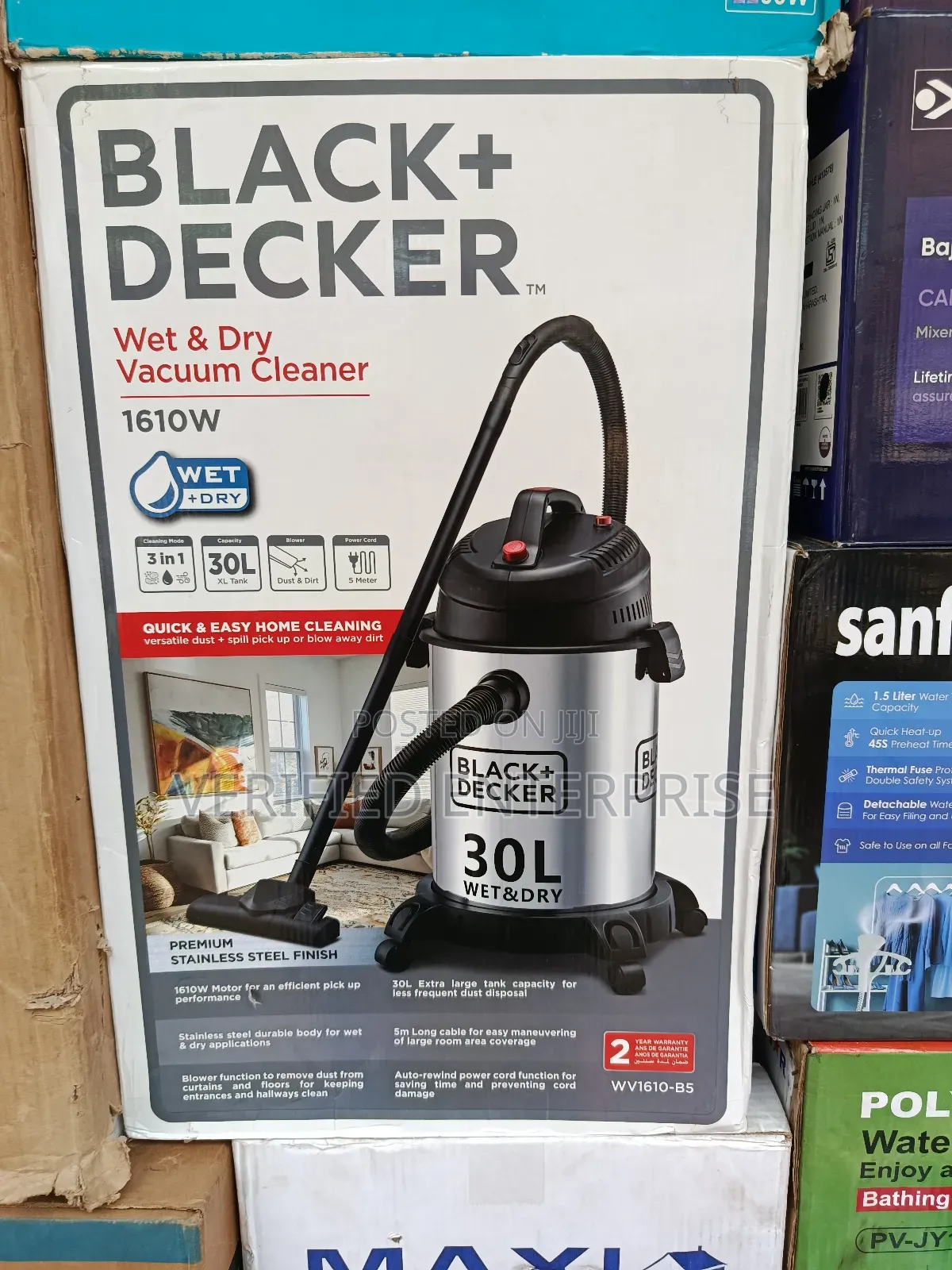 Wet and Dry Vacuum Cleaner - 30l