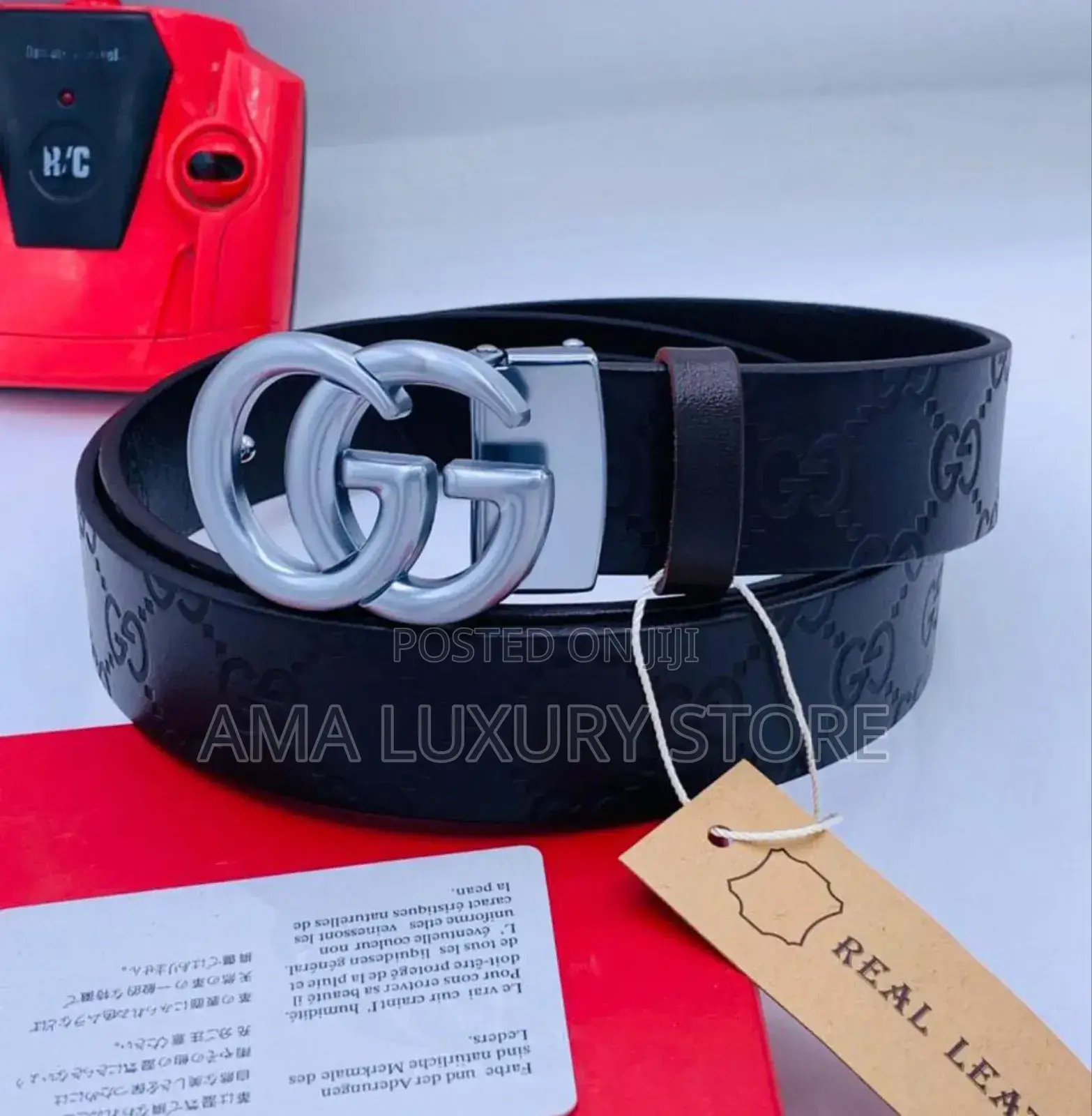 Gucci Genuine Leather Men's Luxury Belt