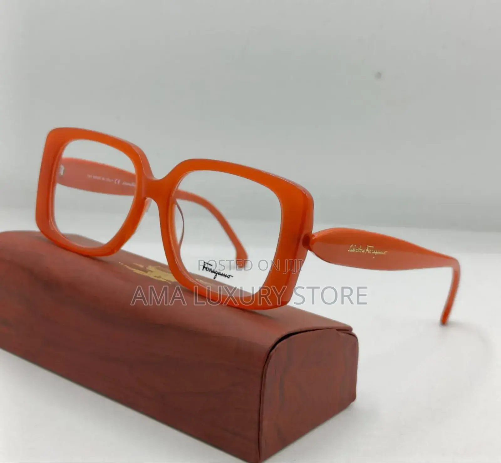 Designer Luxury Transparent Clear Lense Female Glasses