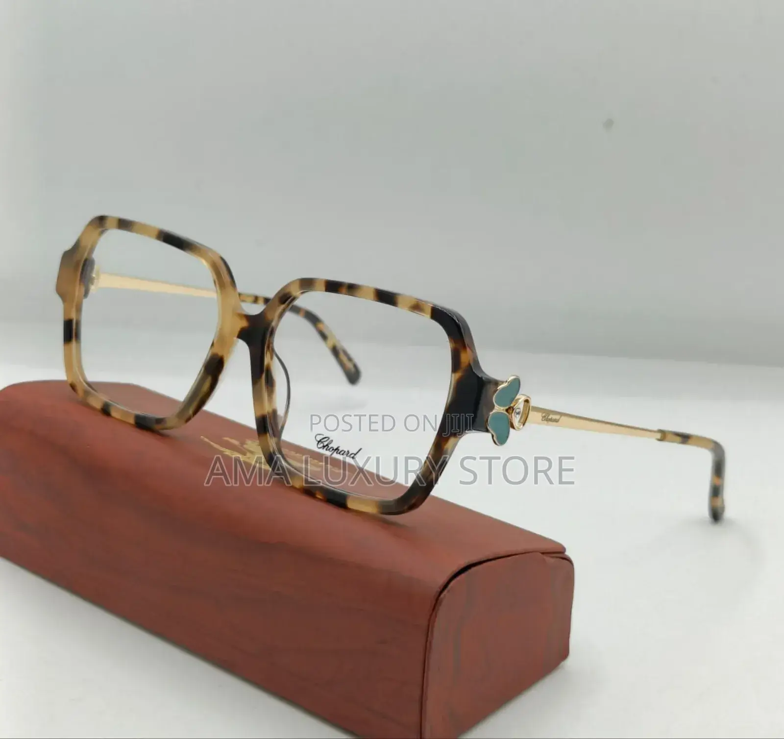 Designer Luxury Transparent Clear Lense Female Glasses