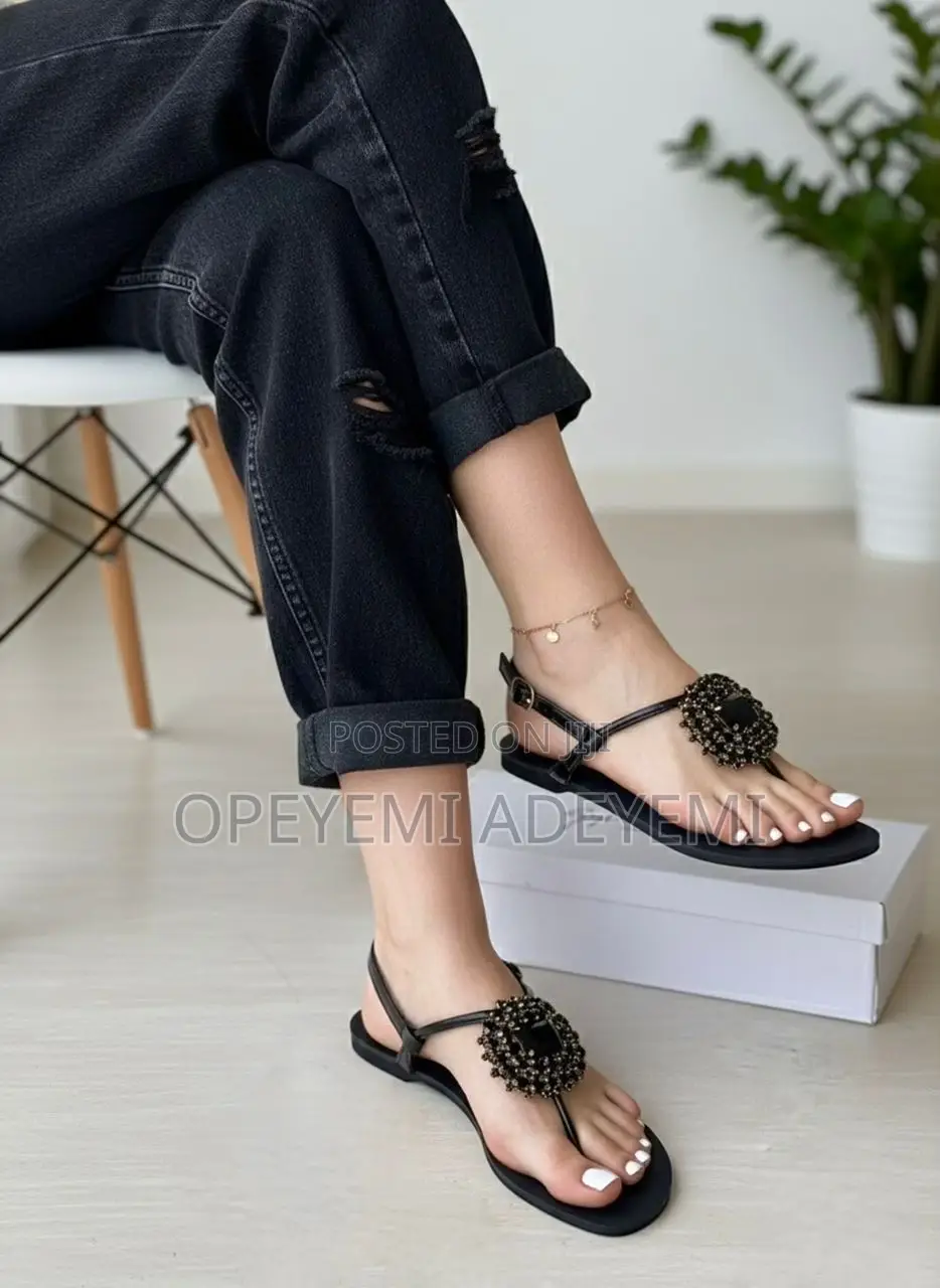 Embellished Thong Sandal