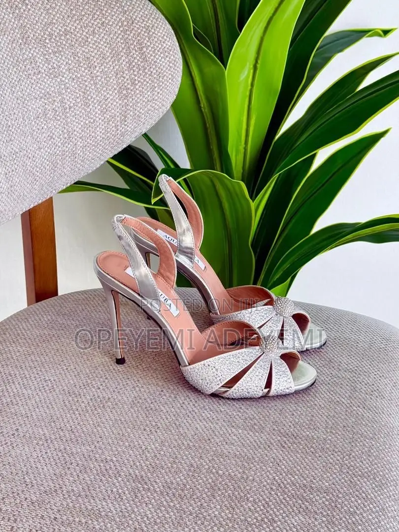 Aqua Party Heel Sandal