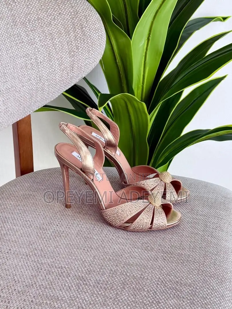 Aqua Party Heel Sandal