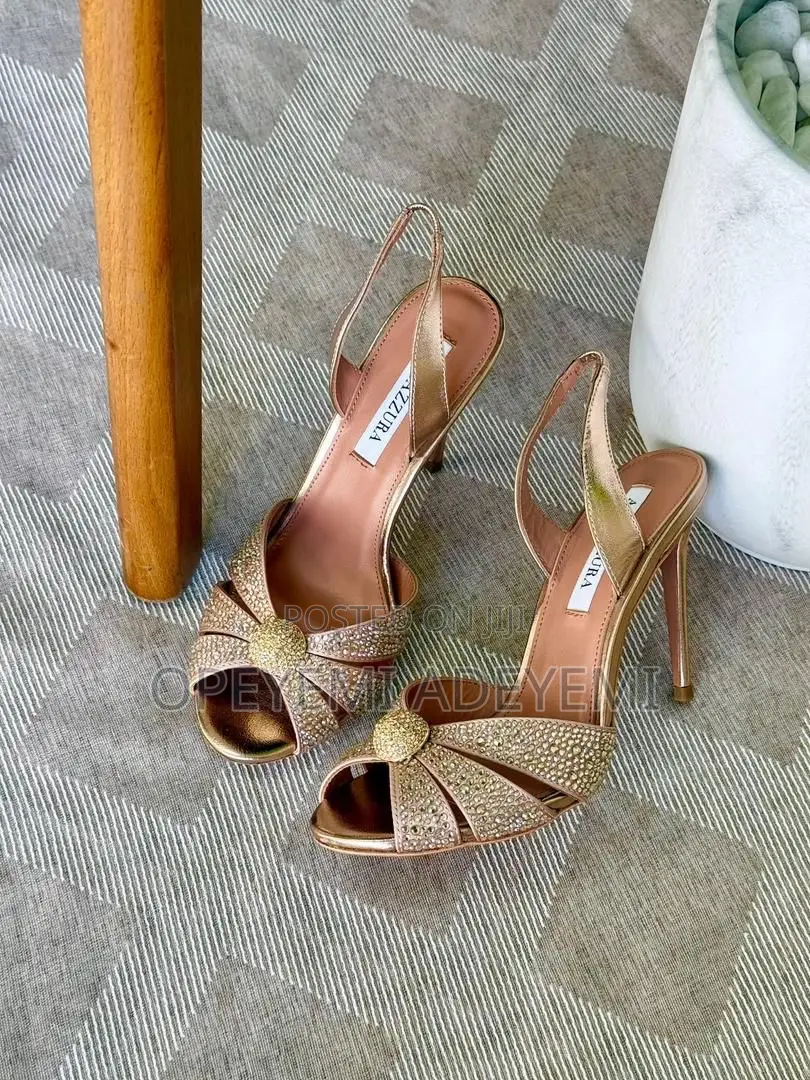 Aqua Party Heel Sandal