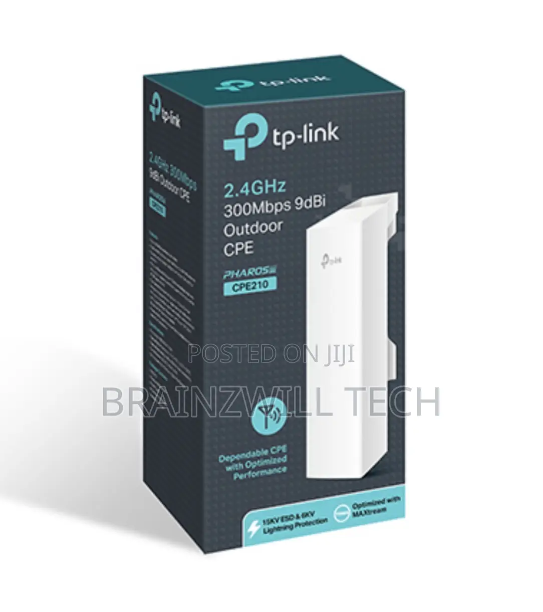 Tp-Link Cpe210 | 2.4ghz 300mbps 9dbi Outdoor Cpe