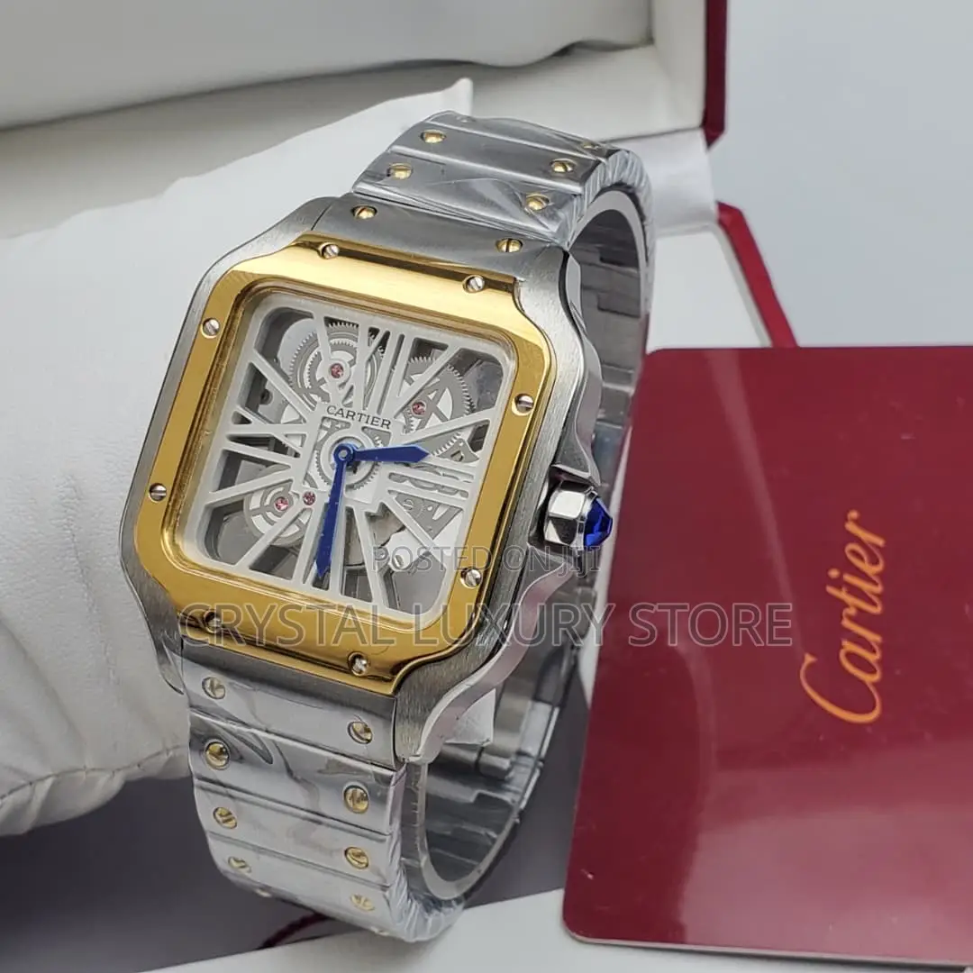 Cartier Quality Luxury Men Automatic Engine Wristwatch