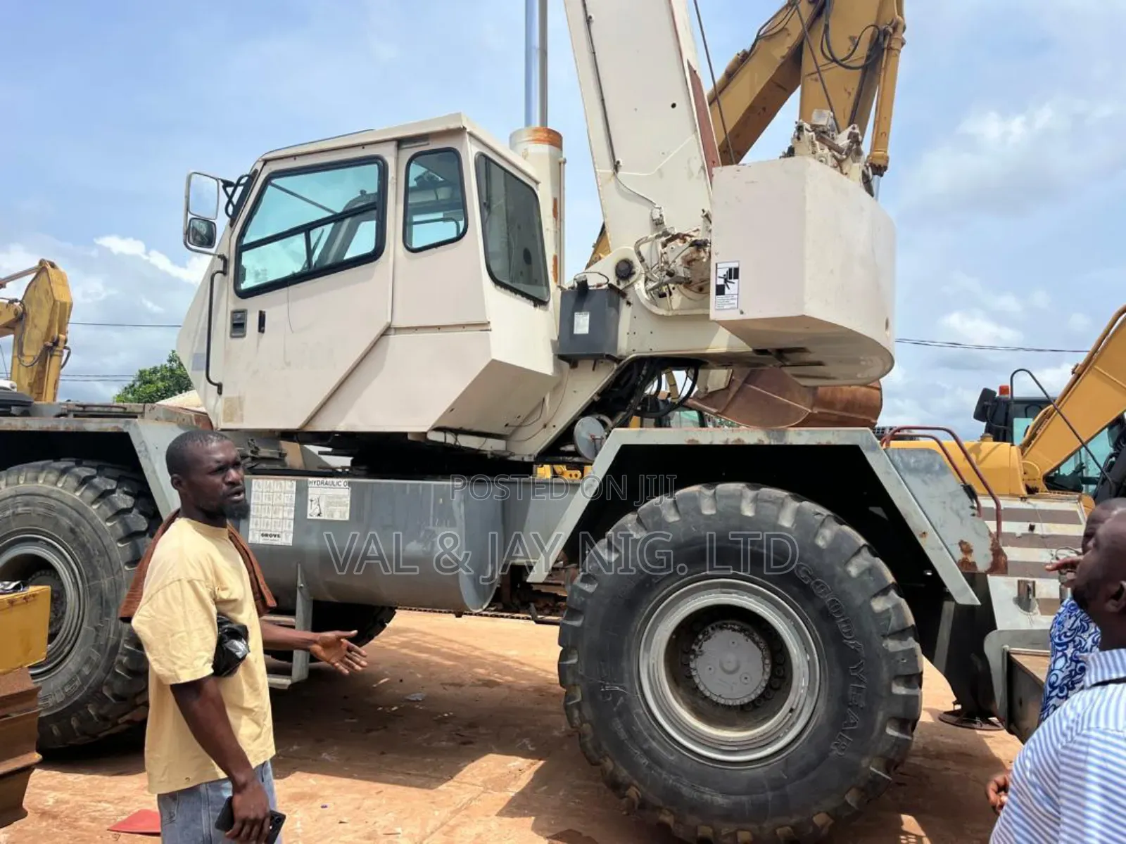35 Tons Terex 4x4 Rough-Terrain Motor Crane - Foreign Use