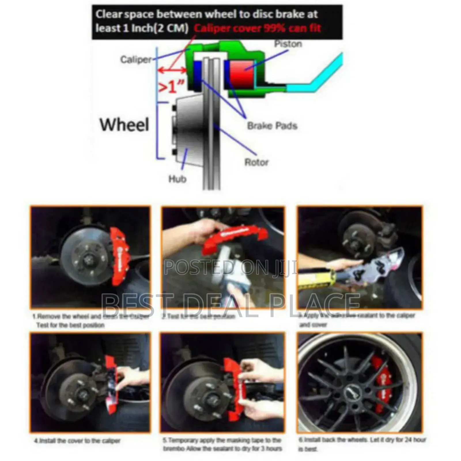 Brembo Design Disc Brake Caliper Cover for Cars