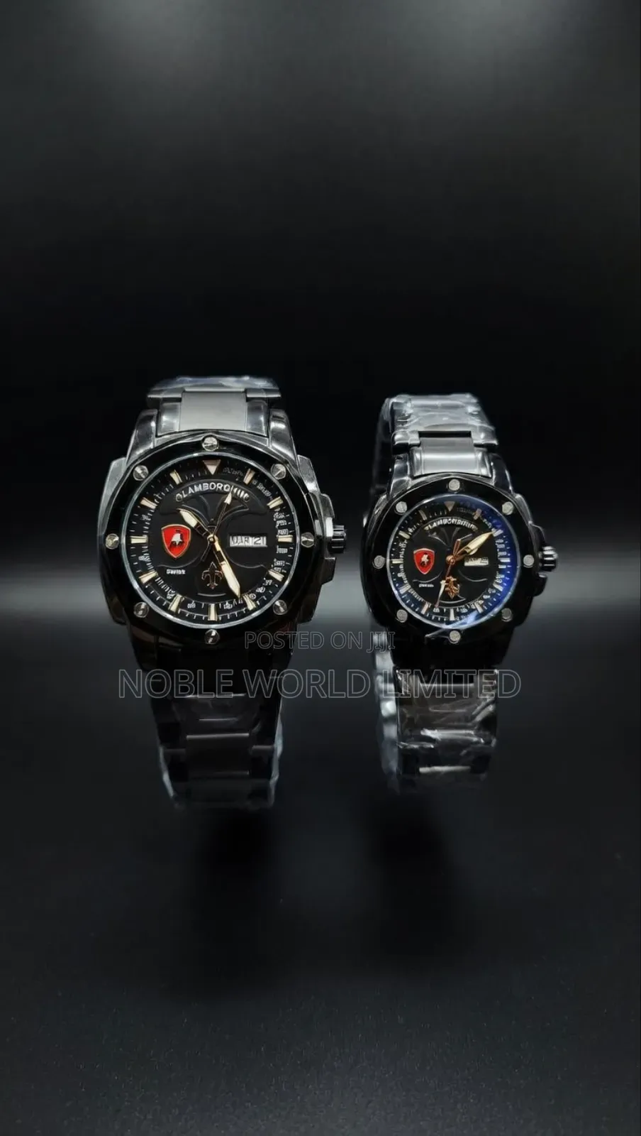 Police) Lamborghini Couples Rings (Gu 7g