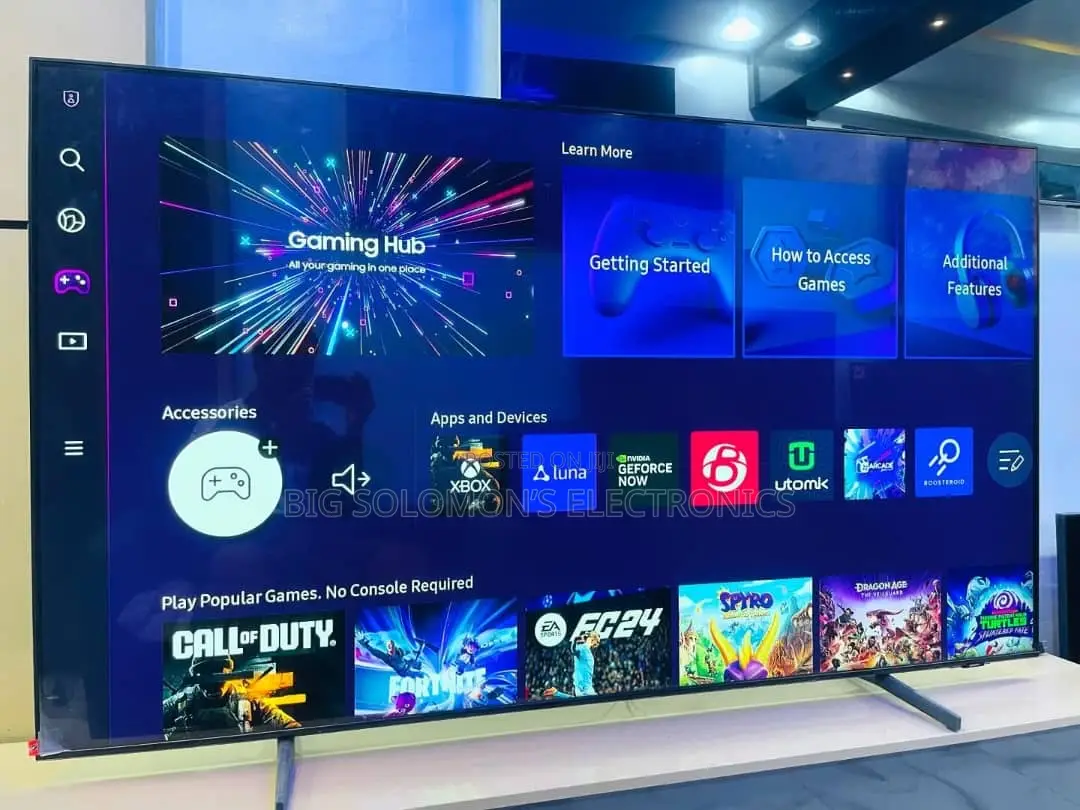 2023/24 Edition 75inch Samsung Qled QHDR Resolution Smart Tv