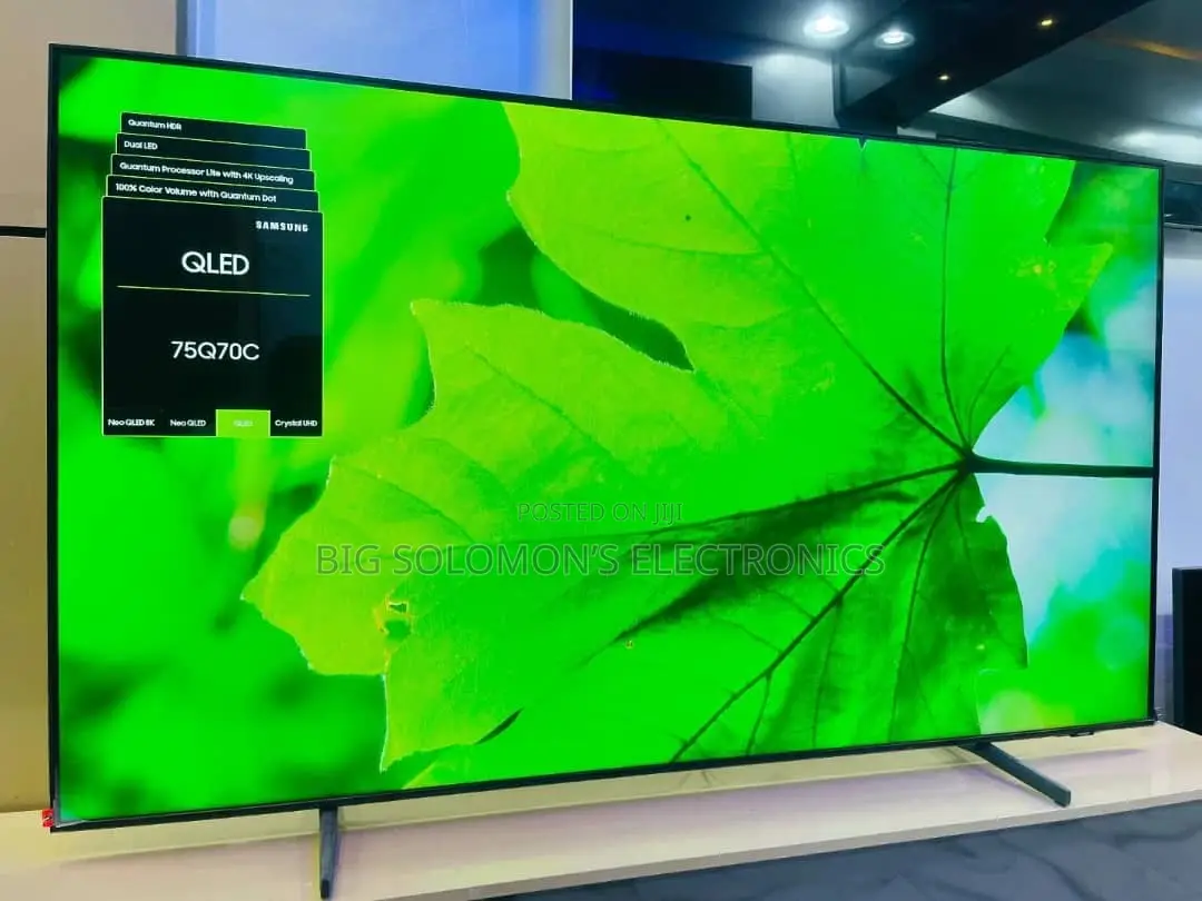 2023/24 Edition 75inch Samsung Qled QHDR Resolution Smart Tv