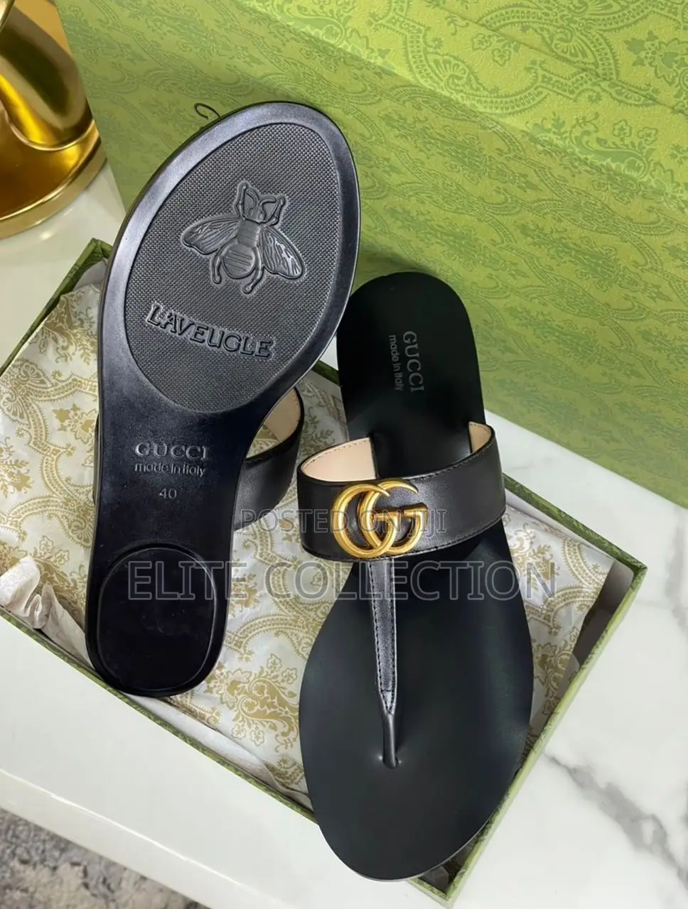 High Quality Gucci Slippers Original Size 37-43