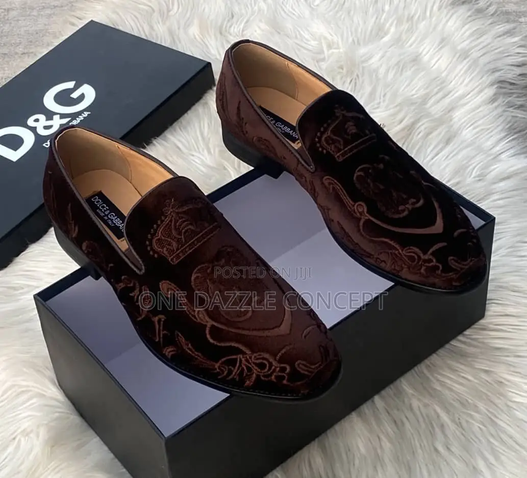D G Velvet Loafers
