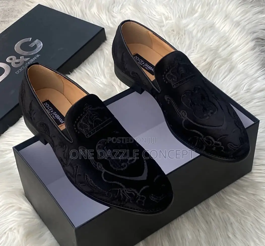 D G Velvet Loafers