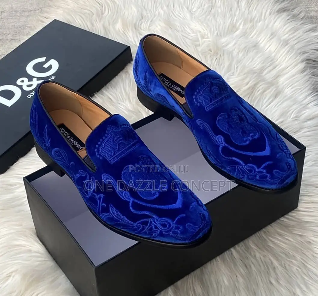 D G Velvet Loafers