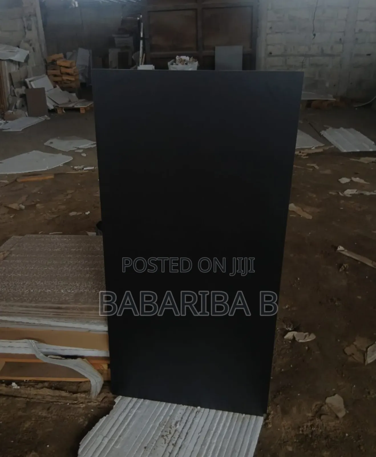 Plain Black Spanish Tiles 60x120