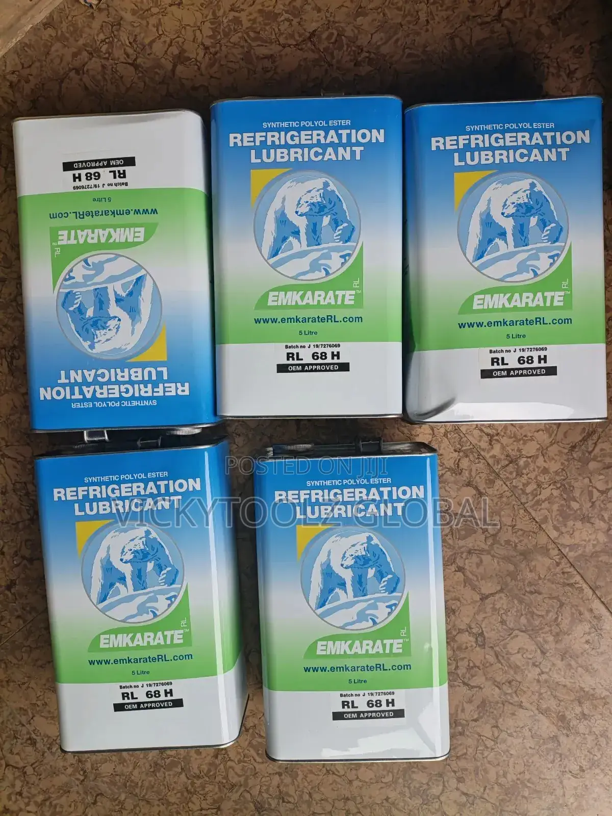 Refrigeration Lubricant Emkarate Rl 68h (5liters )