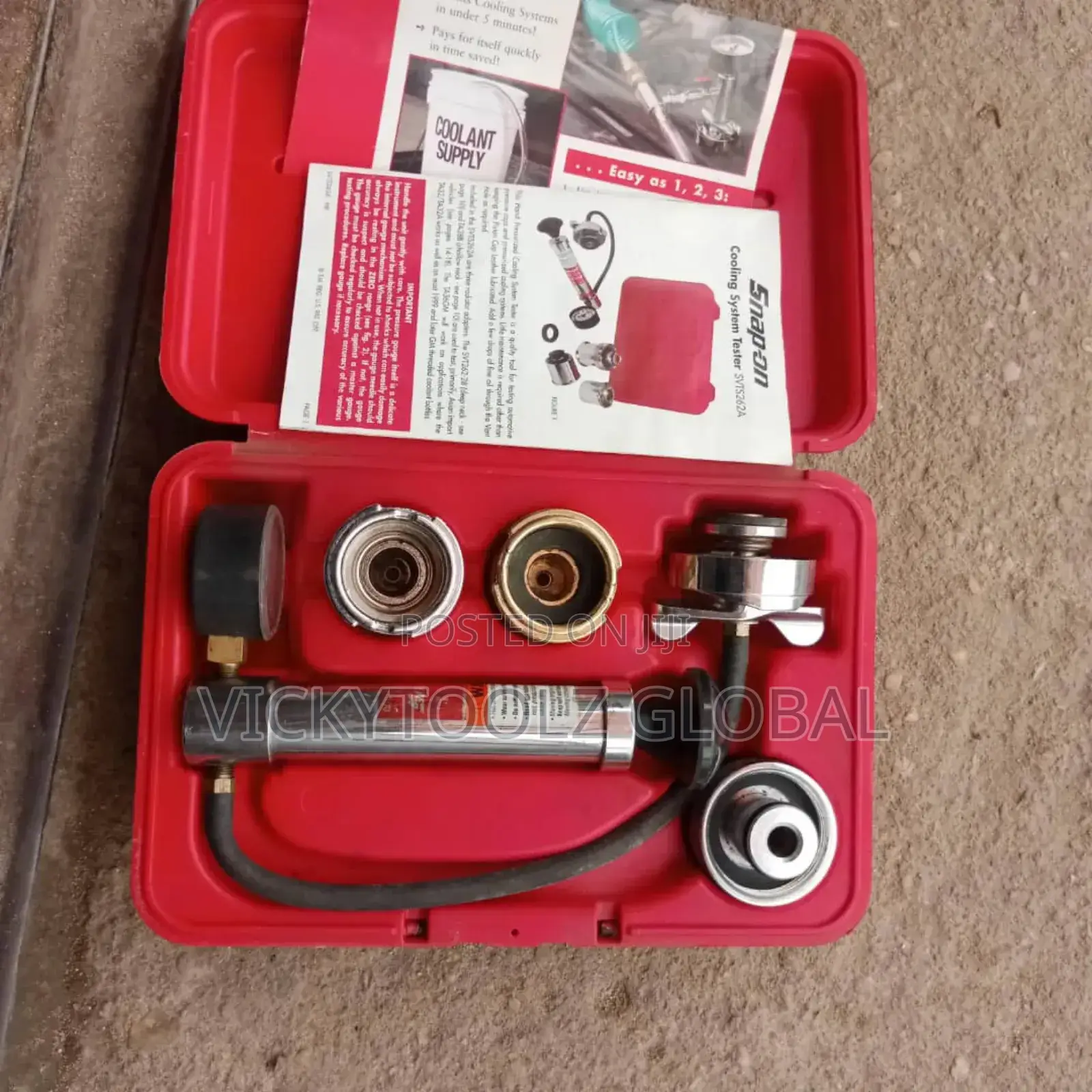 Snap on Cooling System Tester Svtsrad262 Coolant Supply