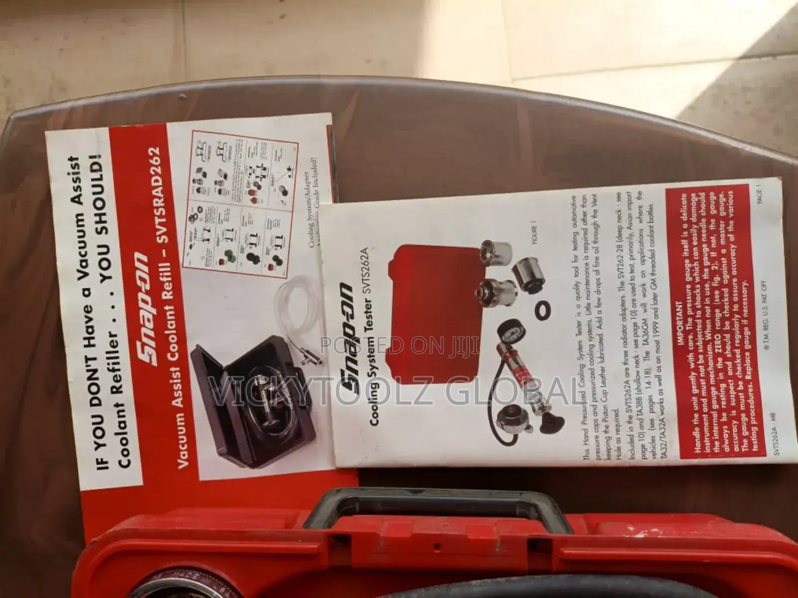 Snap on Cooling System Tester Svtsrad262 Coolant Supply