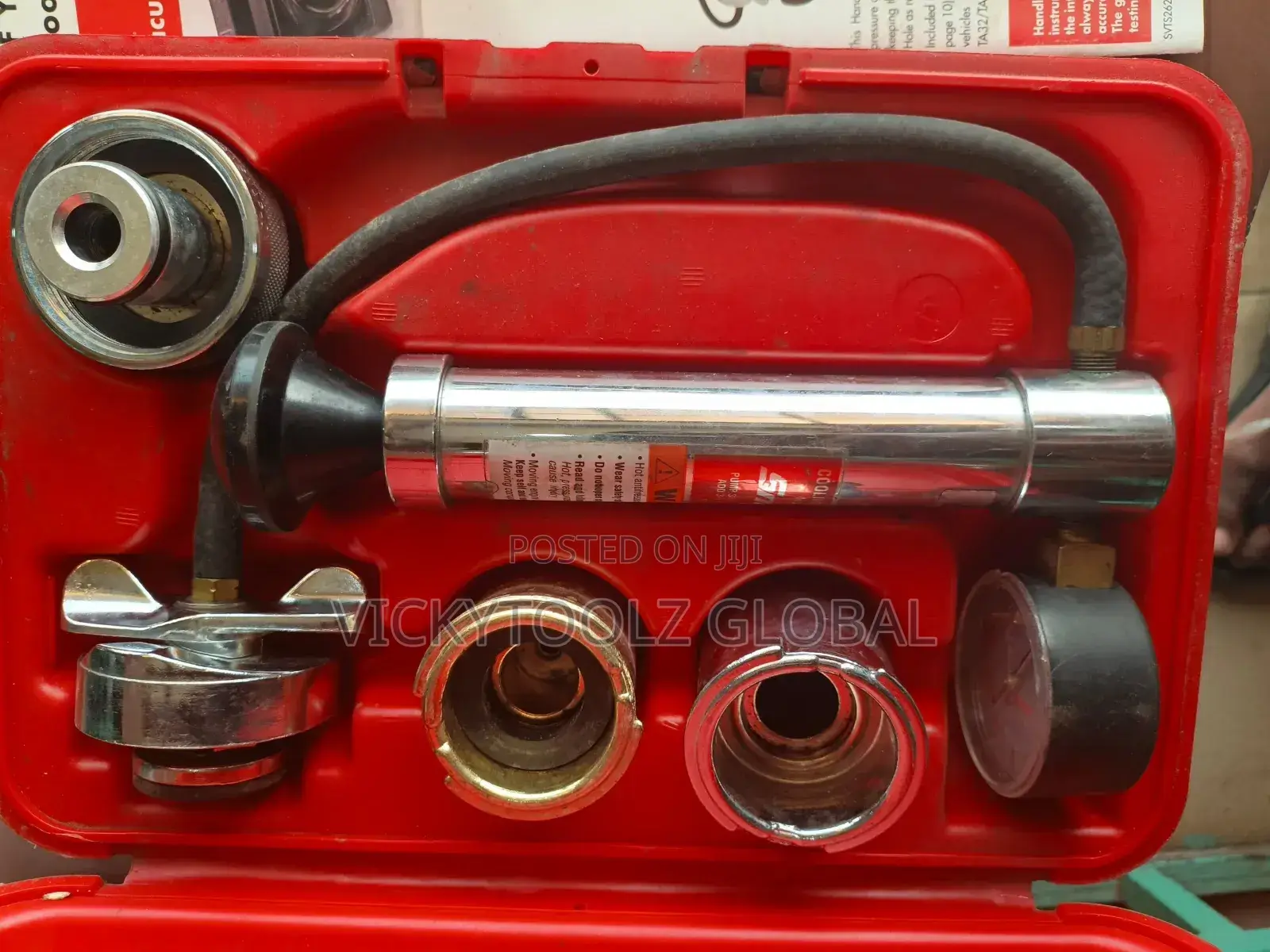 Snap on Cooling System Tester Svtsrad262 Coolant Supply