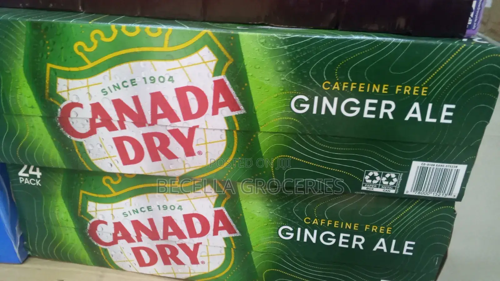 Canada Dry Ginger Ale Non Alcoholic Drink 33cl ×24 Packs