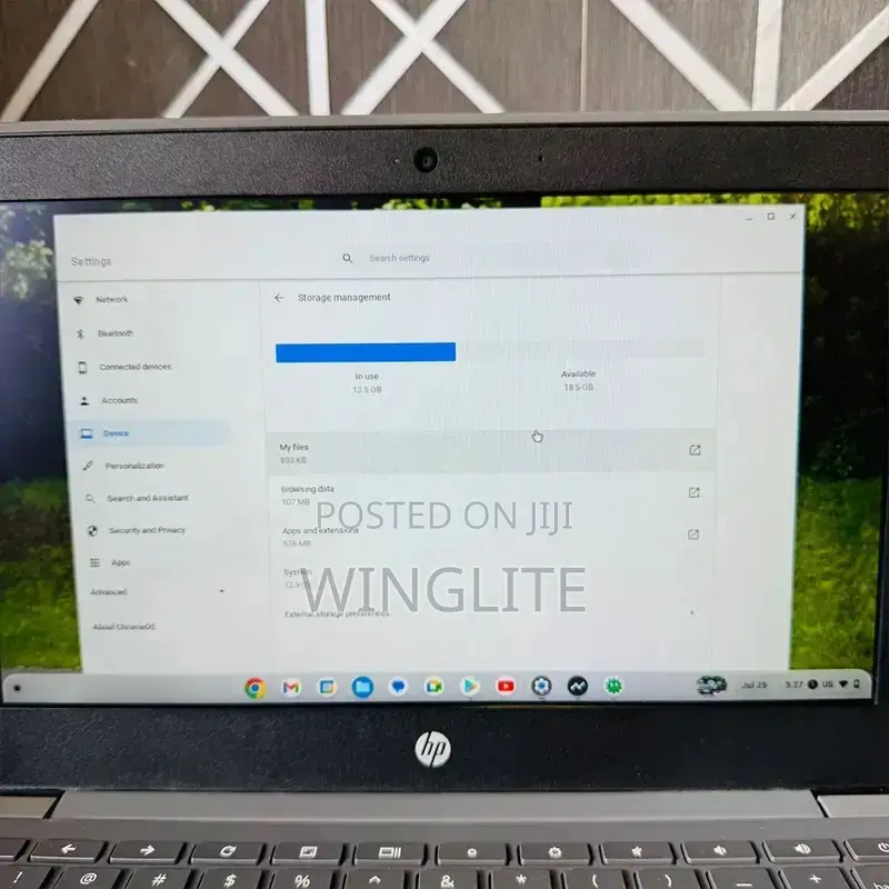 Laptop HP Chromebook 11 G6 EE 4GB Intel Celeron SSD 32GB