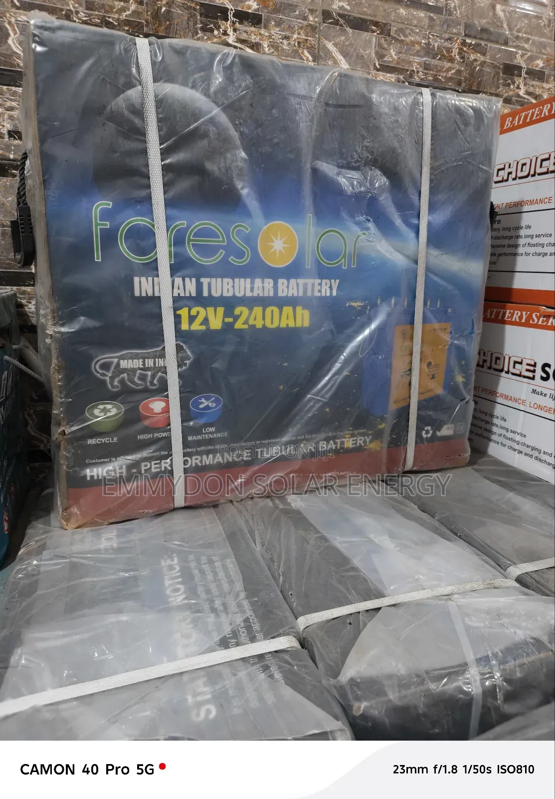 Foresolar Tubular Battery 240ah 12v