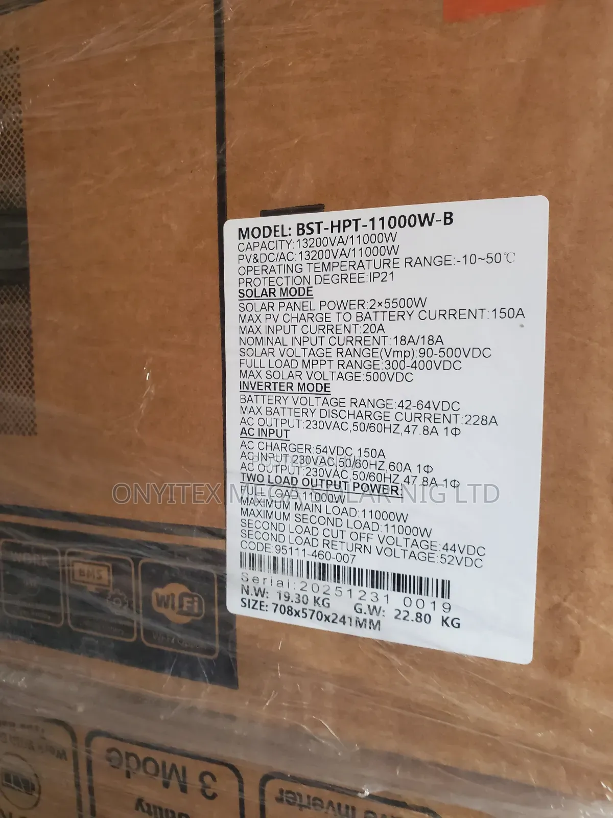 Entelechy Solar Inverter 13.2kva Hybrid With Warranty