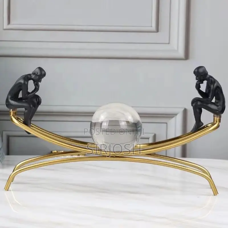 Crystal Ball Metal Home Decor
