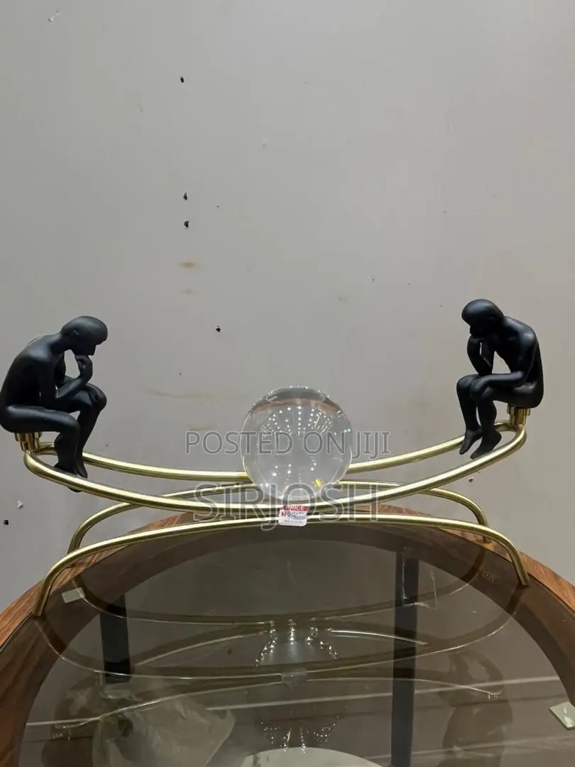 Crystal Ball Metal Home Decor