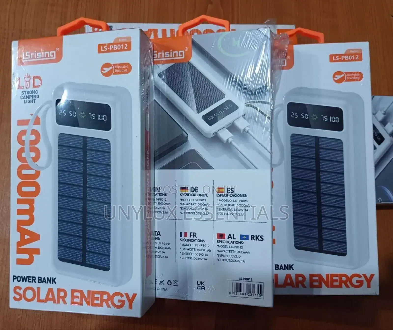 10,000mah Solar Energy Power Bank