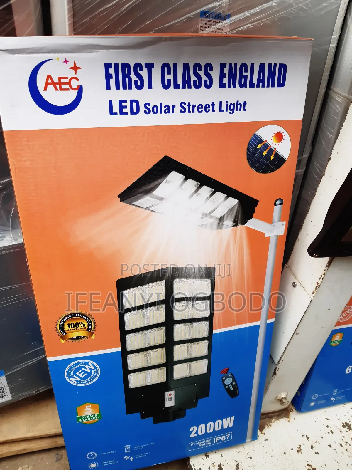 First Class Solar Street Light 20eye 2000w