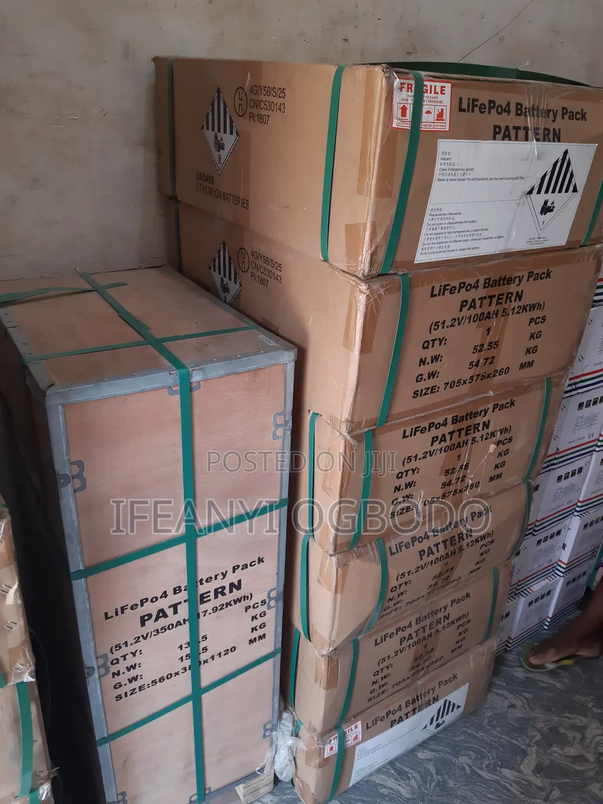 Pattern Solar Lithium Battery 17.5kwh 51.2v
