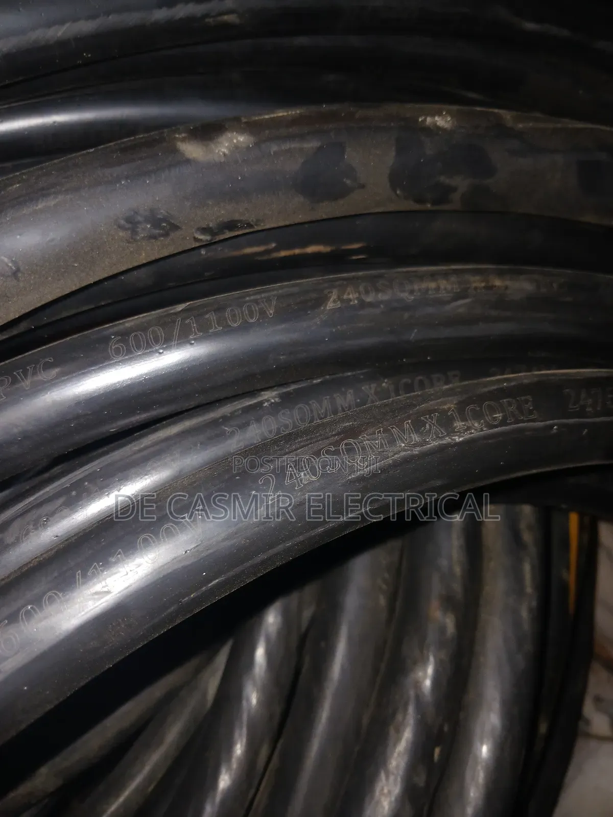 1x240mm2 PVC/PVC 600/1000 Volts