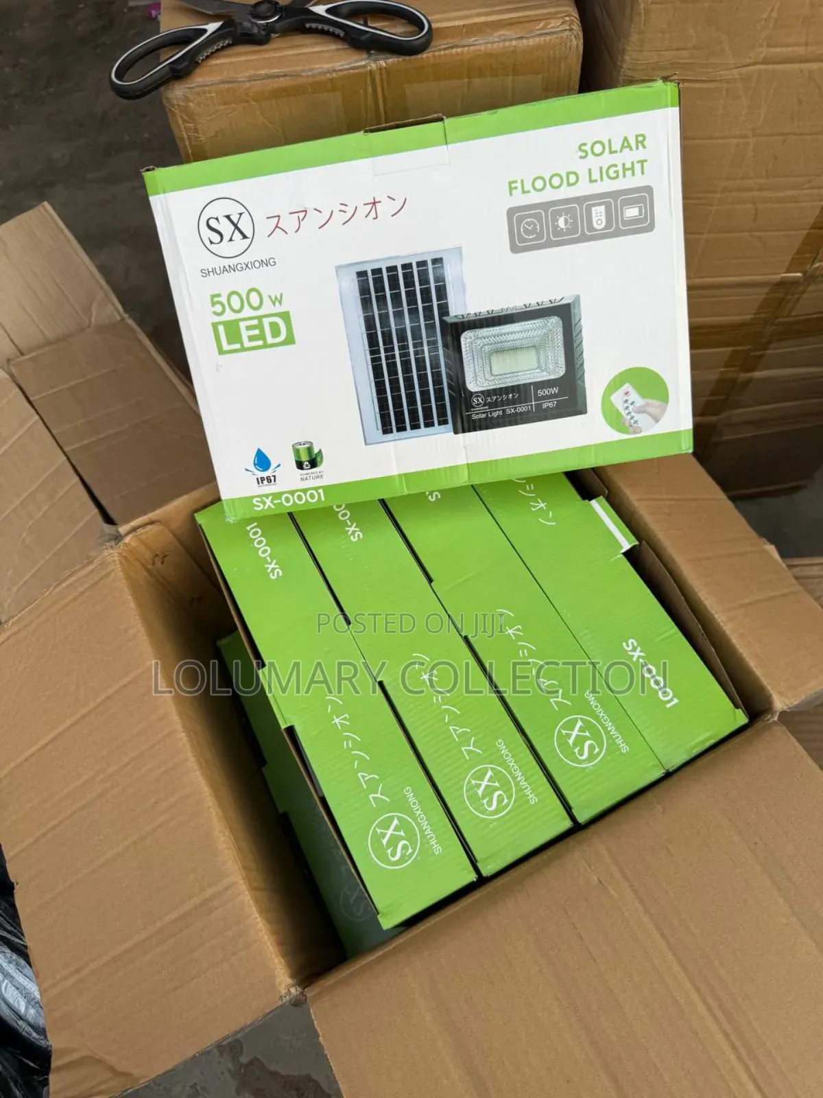 500w Solar Security Light Outdoor Led Flood Light With Remote Control