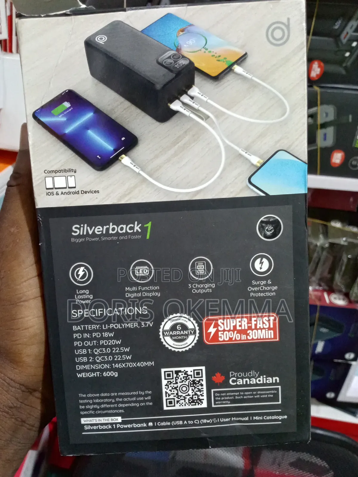 Digifon Silverback 1 – 50,000mah Power Bank (22.5w Super Fast)