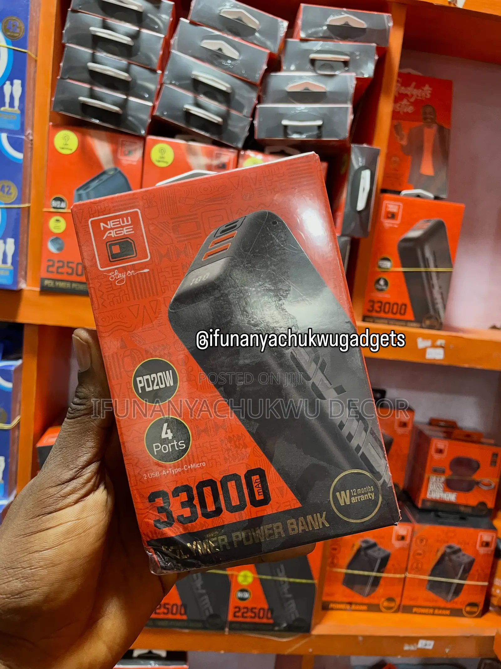 33,000 Mah New Age Power Bank