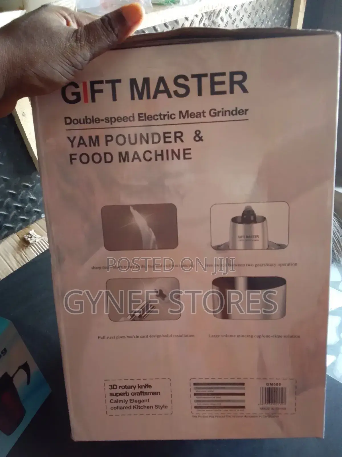 Gift Master 8l Yam Pounder/Food Processor
