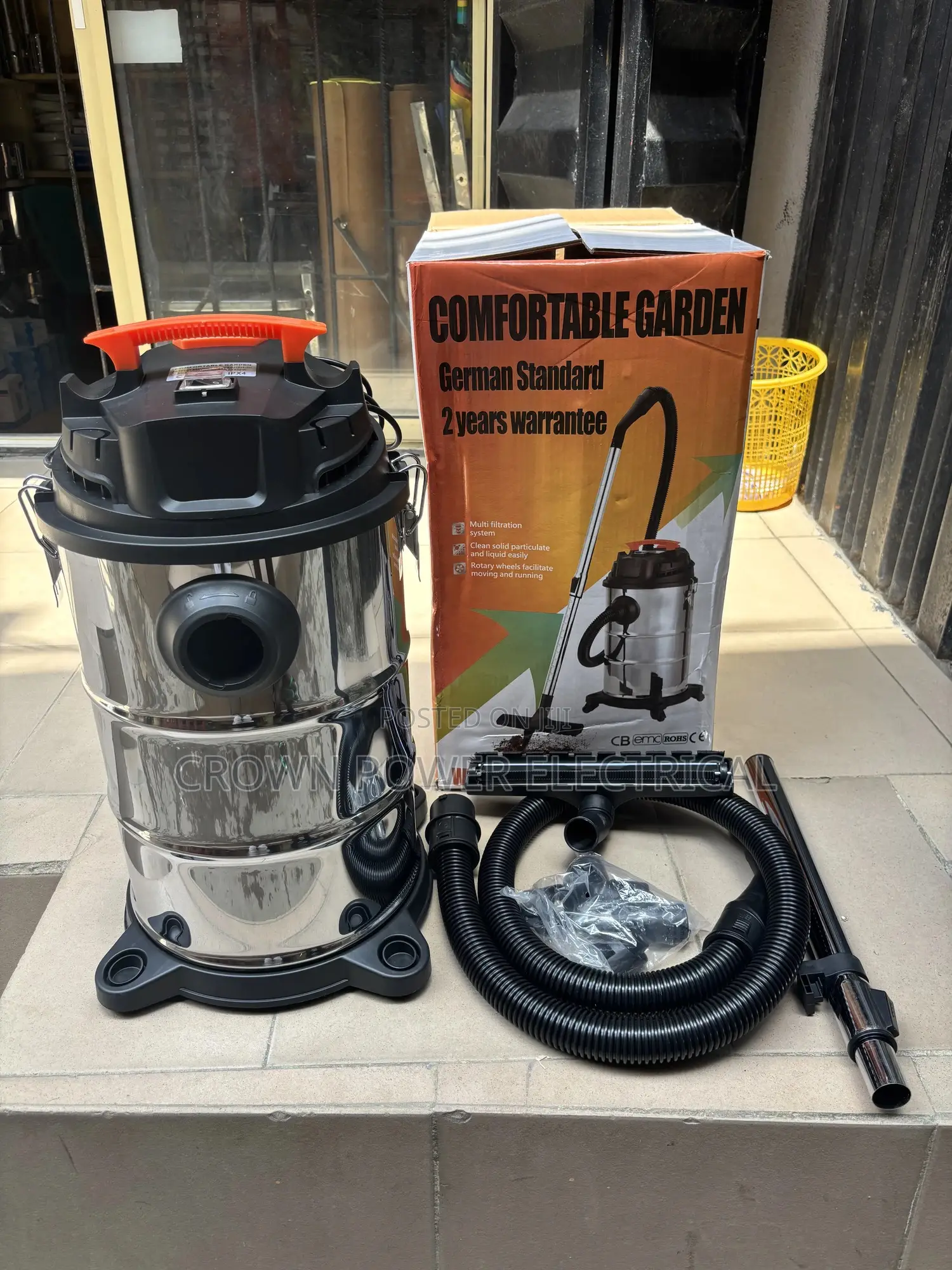 30l Durable Wet Dry Vacuum Cleaner With Blower