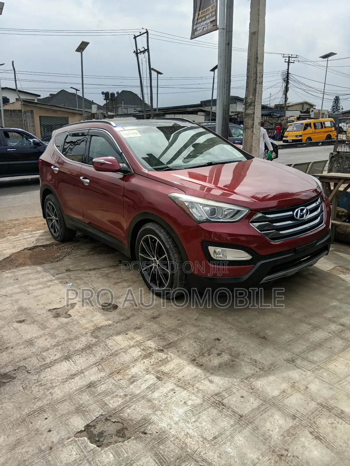 Hyundai Santa Fe 2014 Red