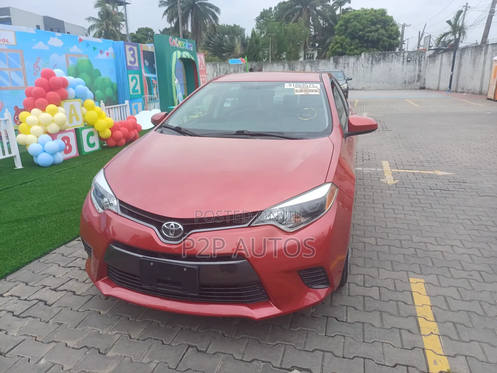 Toyota Corolla L 4dr Sedan (1.8L 4cyl 4A) 2015 Red