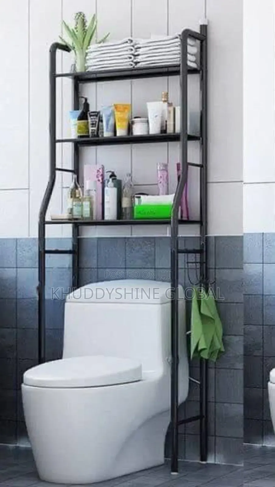 Toilet Rack Available In Black And White