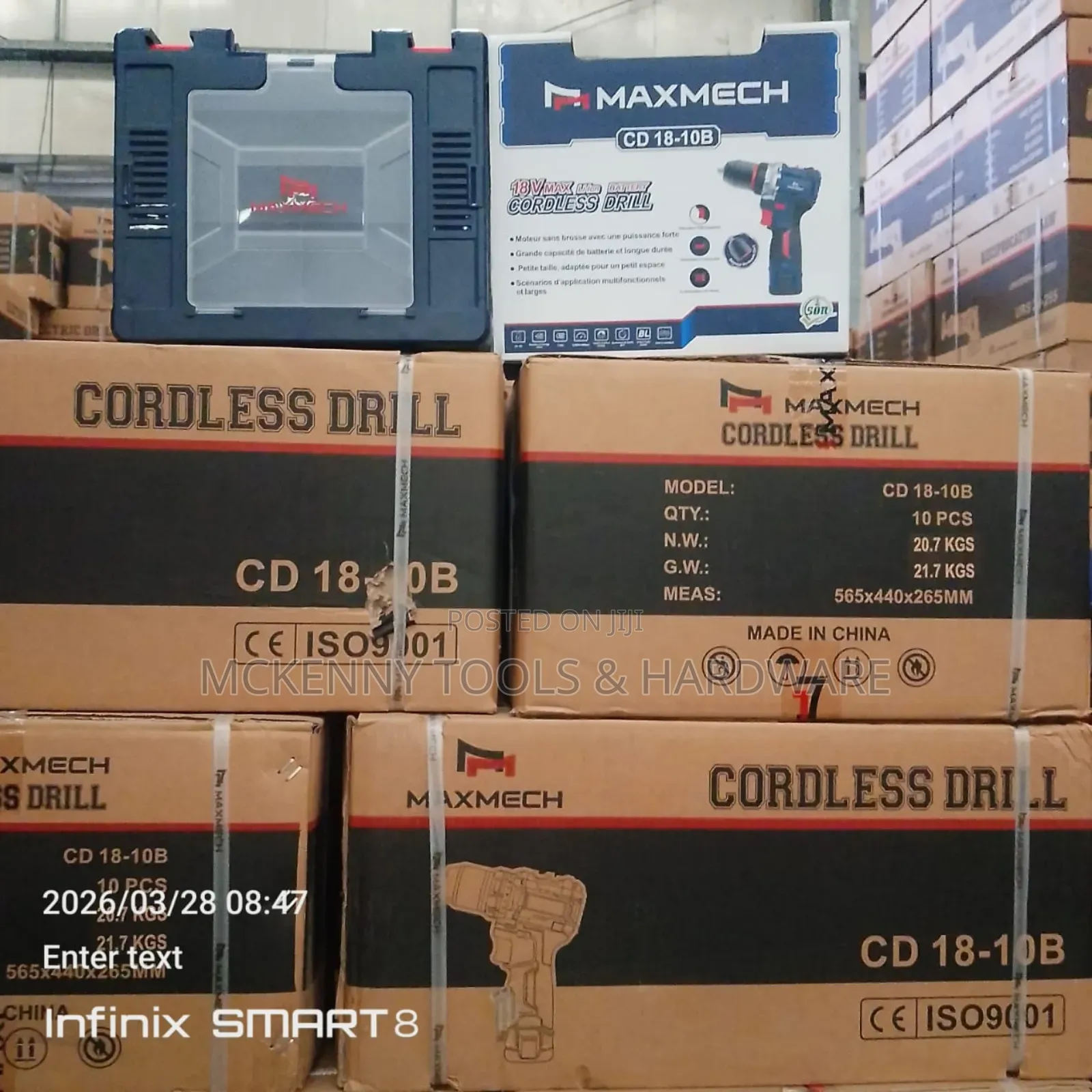 Fast Selling! Hot Deal! Maxmech 18v Cordless Drill (Cd 18-10b